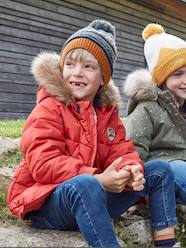 Boys-Coats & Jackets-Padded Jackets-Hooded Jacket, Polar Fleece Lining