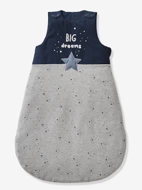 Image of Sleeveless Baby Sleep Bag, Big Dreams, Oeko-Tex® dark blue