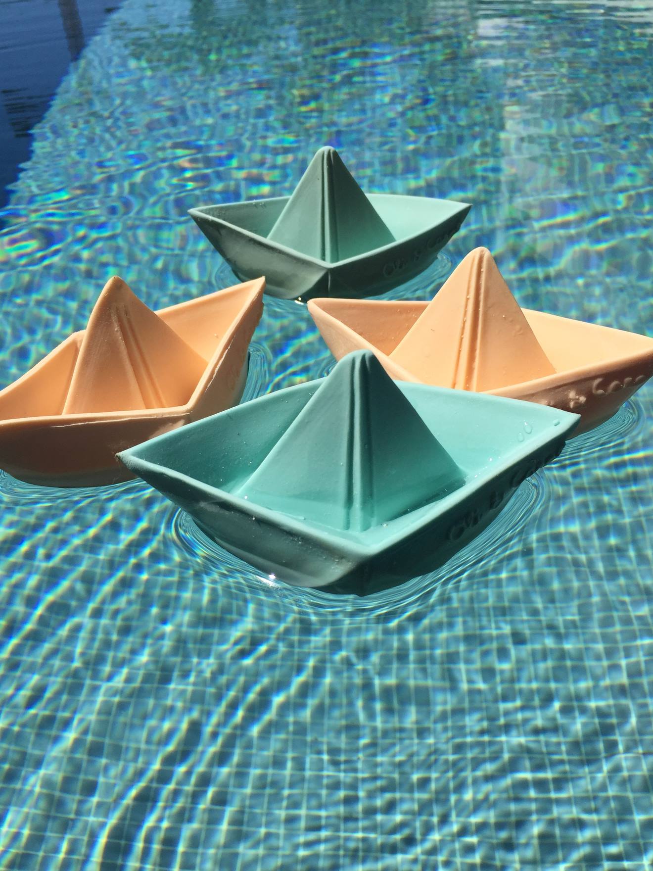 Oli and sales carol origami boat