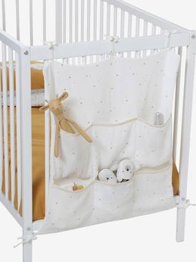 Changing Table Organiser in Cotton Gauze print