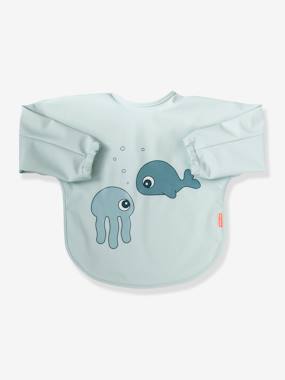 Long Sleeve Sea Friends Bib DONE BY DEER Oeko-Tex light solid with design