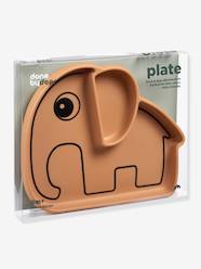 Nursery-Mealtime-Elphee Stick&Stay Plate in Silicone, DONE BY DEER