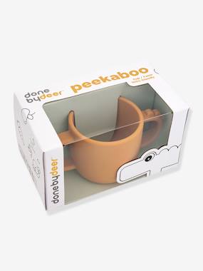 Croco Peekaboo 2-Handle Cup in Silicone DONE BY DEER light solid