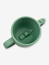 -Croco Peekaboo 2-Handle Cup in Silicone, DONE BY DEER