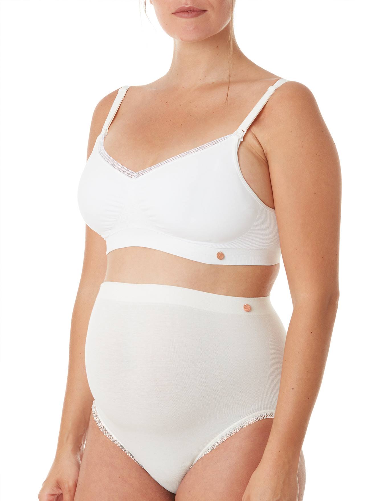 High Waist Thread Maternity Underwear Set Clothes For Pregnant