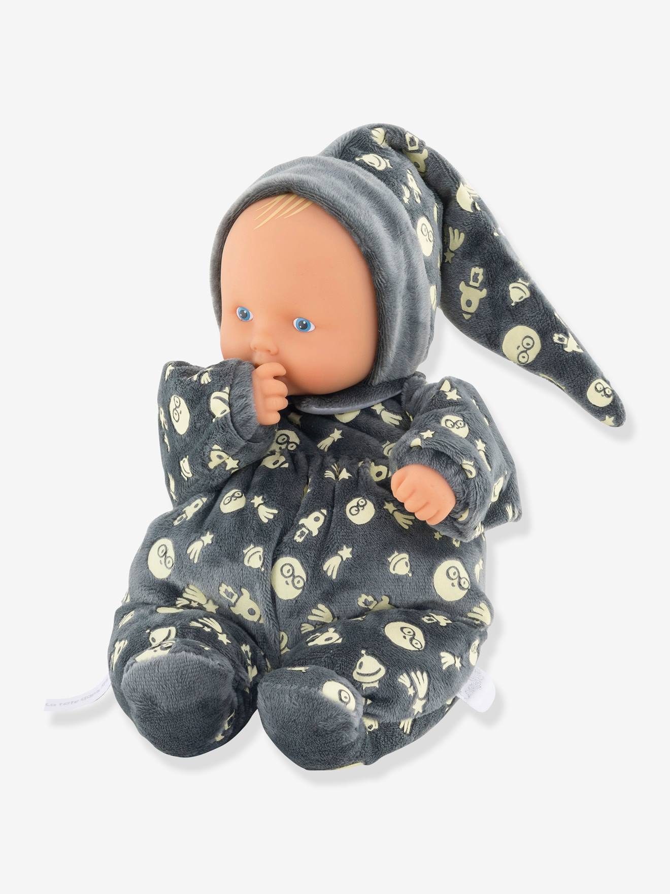 Babipouce Glow-in-the-Dark Soft Baby Doll by COROLLE dark