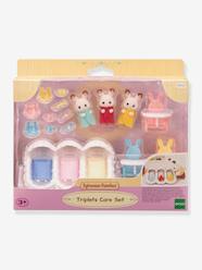 Toys-Playsets-Animal & Heroes Figures-Chocolate Rabbit Triplets Care Set - SYLVANIAN FAMILIES