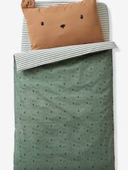 Bedding & Decor-Baby Bedding-Pillowcases-Bear Pillowcase for Babies, Green Forest