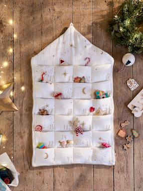 Shooting Stars Advent Calendar in Cotton Gauze