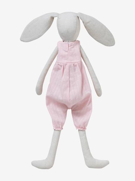 Linen Cuddly Toy, My Friend Mr Rabbit Beige+Multi 