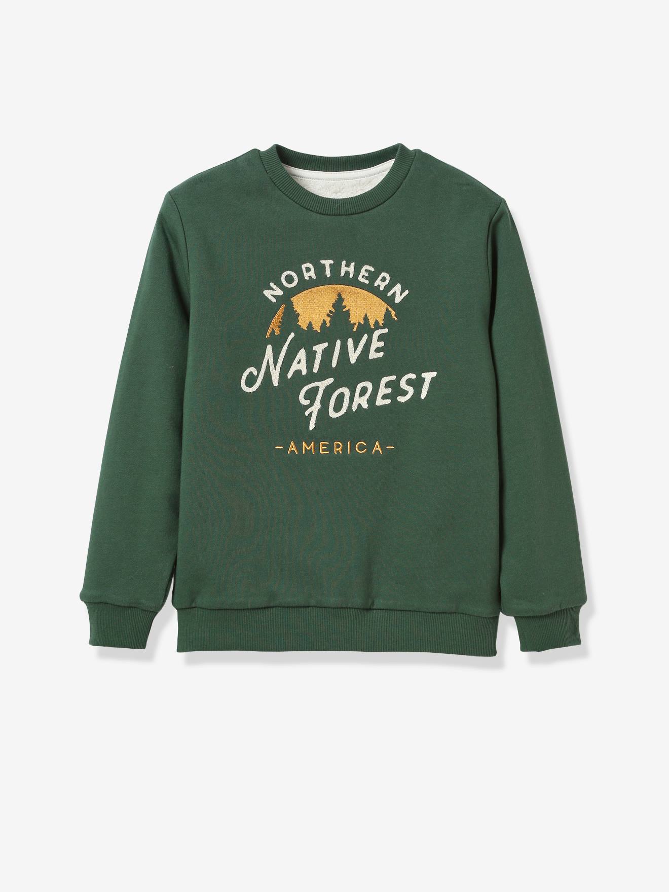 solid green sweatshirt