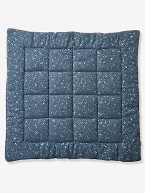 Throw in Organic* Cotton Gauze Comets dark print