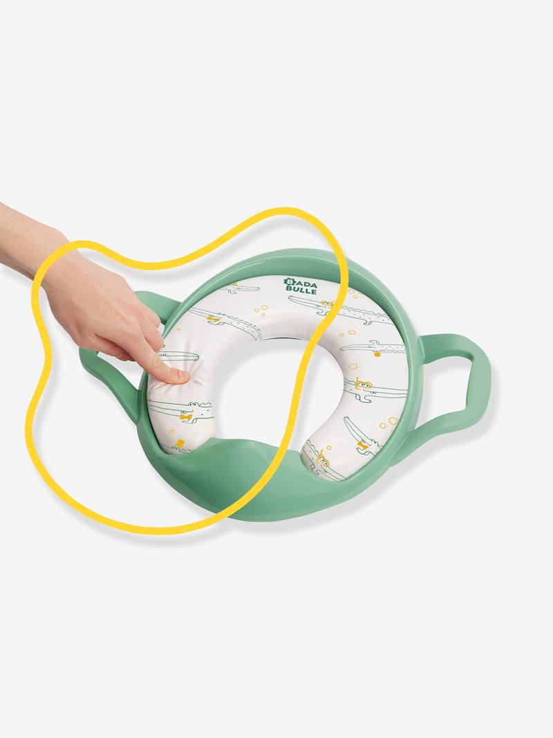 Toilet Seat Reducer BADABULLE Montagne green light solid with design