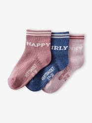 Girls-Underwear-Pack of 3 Pairs of Happy Socks, Oeko-Tex®