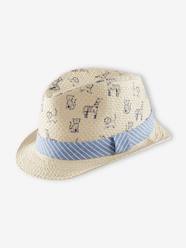 Baby-Accessories-Hats-Straw-Like Borsalino for Boys, Oeko-Tex®
