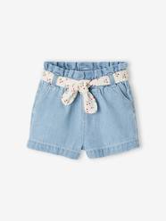 Paperbag Shorts with Belt for Babies