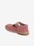 Leather Shoes for Girls, Designed for Autonomy ecru+gold+PINK MEDIUM SOLID WITH DESIG 