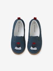 Shoes-Elasticated Leather Slip-Ons for Boys