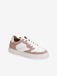 Shoes-Leather Trainers with Laces & Zips for Girls