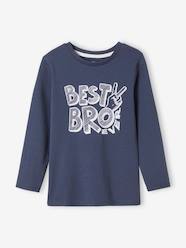 Boys-Tops-T-Shirts-Top with Graphic Message for Boys