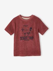 Boys-Tops-French Terry T-Shirt with Antelope, for Boys