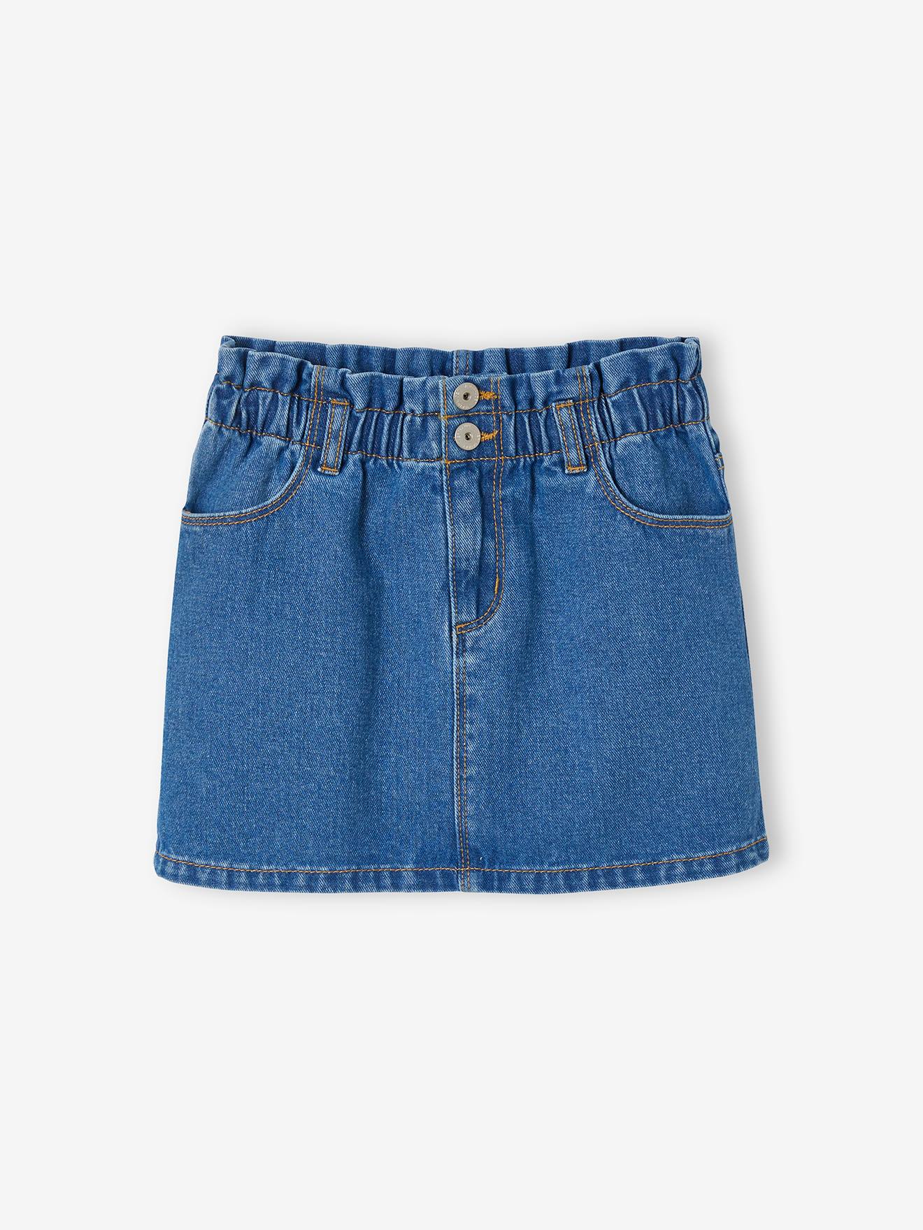 Paperbag hotsell denim skirt