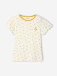 -Rib Knit T-Shirt for Girls
