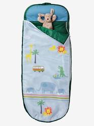 Furniture & Bedding-Child's Bedding-Readybed® Sleeping Bag with Integrated Mattress, Jungle Theme