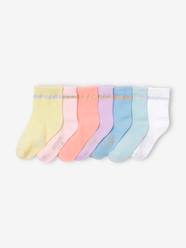 Girls-Underwear-Pack of 7 Pairs of Socks for Girls