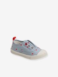 Shoes-Fabric Trainers with Elastic, for Baby Girls