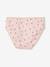 Pack of 5 Briefs in Rib Knit for Girls, Oeko-Tex® PINK LIGHT SOLID 