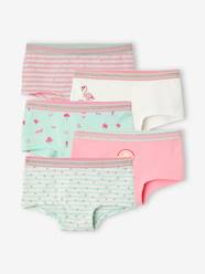 Girls-Underwear-Pack of 5 Shorties for Girls, Oeko-Tex®