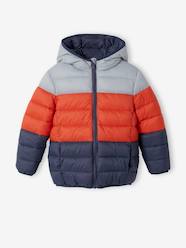 Boys-Coats & Jackets-Padded Jackets-Reversible Lightweight Jacket with Recycled Polyester Padding for Boys