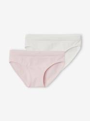 Girls-Underwear-Pack of 2 Microfibre Briefs for Girls
