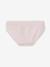 Pack of 2 Microfibre Briefs for Girls PINK MEDIUM SOLID 