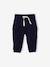 Jumper & Fleece Trouser Combo for Babies BLUE MEDIUM SOLID WITH DESIGN 