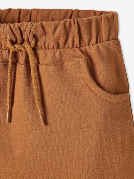 Top & Fleece Trouser Combo for Babies BROWN MEDIUM SOLID+GREEN MEDIUM SOLID 