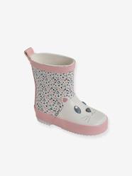 Shoes-Baby Footwear-Baby Girl Walking-Boots & Ankle Boots-Wellies in Natural Rubber, for Baby Girls