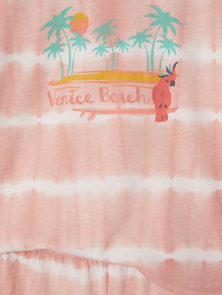 Venice Beach Short Pyjamas for Girls PINK MEDIUM SOLID WITH DESIG 