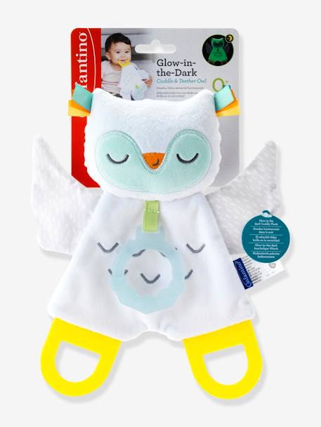 Newborn Gift Box with Glow-in-the-Dark Soft Toy, by INFANTINO WHITE LIGHT SOLID WITH DESIGN 
