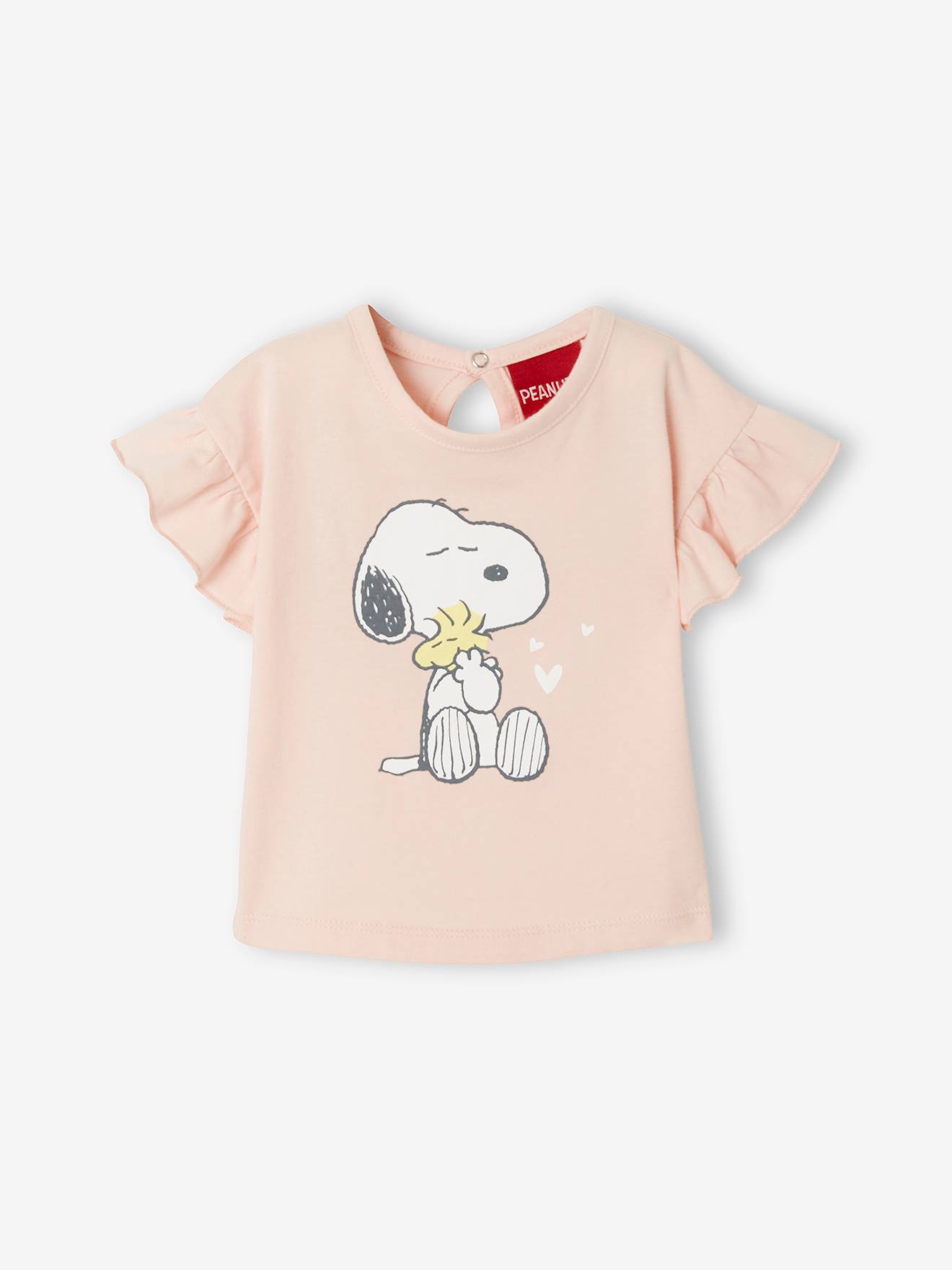 Snoopy T-Shirt for Baby Girls, by Peanuts(r) pink medium solid with desig
