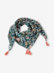 Girls-Accessories-Winter Hats, Scarves, Gloves & Mittens-Scarf with Exotic Print for Girls, Oeko-Tex®