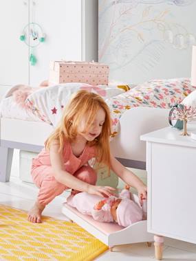 Image of Children's Duvet Cover & Pillowcase Set, Flight Theme pink/print