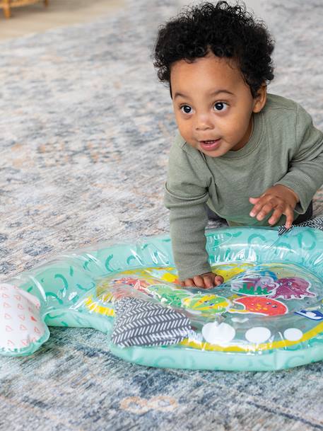 Narwhal Multisensory Water Mat, by INFANTINO BLUE LIGHT SOLID WITH DESIGN 
