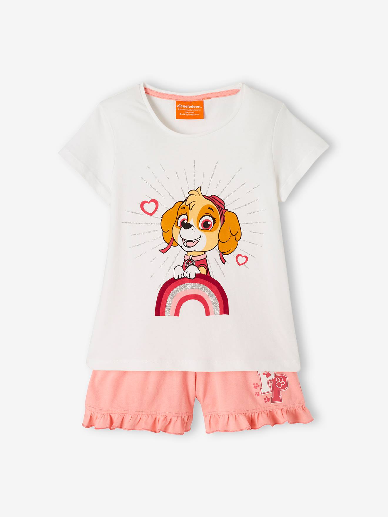 Paw Patrol(r) Pyjamas for Girls white light solid with design