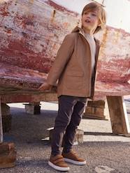 Boys-Coats & Jackets-Water-Repellent Parka with Hood, for Boys