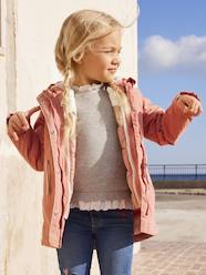 Girls-Coats & Jackets-Coats & Parkas-3-in-1 Hooded Parka, Recycled Polyester Padding, for Girls