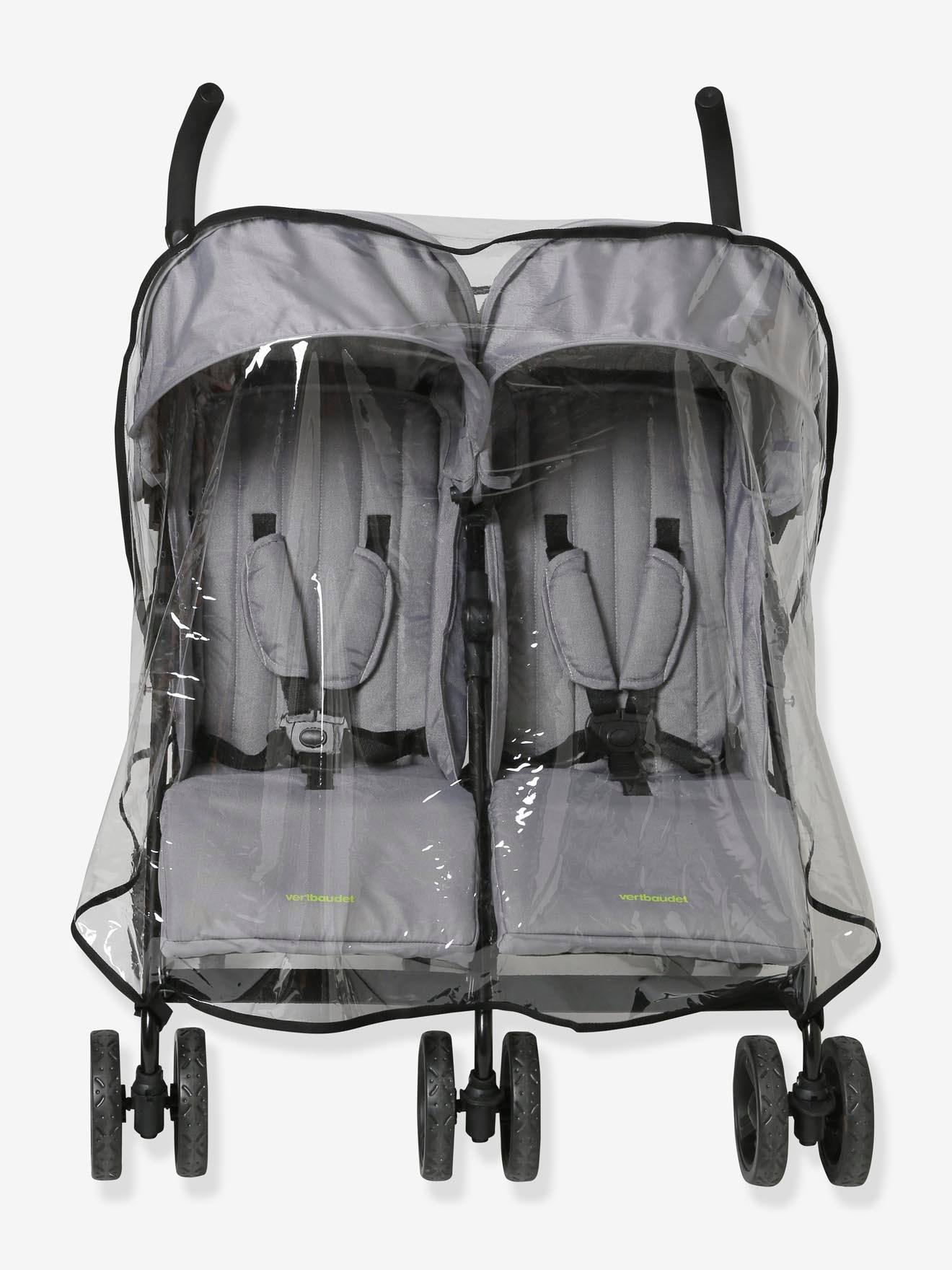 Universal Rain Cover For Side-by-Side Double Pushchair no color