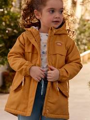 Girls-Coats & Jackets-Coats & Parkas-Hooded Parka with Recycled Polyester Padding, for Girls