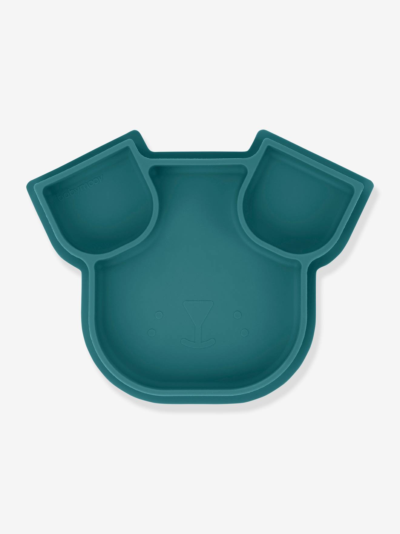 Meal Plate, Isy by BABYMOOV blue light solid